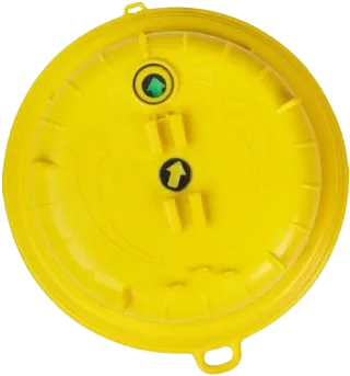 NJCO Yellow 4" Gasoline Tank Filler Cap